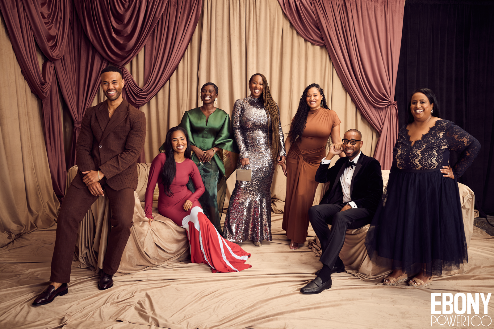 EBONY Power 100 portrait studio capturing Black leaders and innovators.